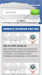 Mobile Screenshot of fda.dk