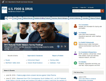 Tablet Screenshot of fda.gov